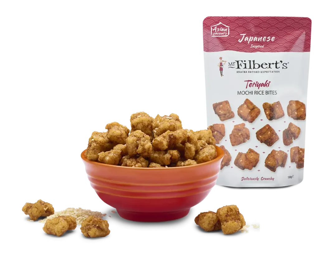 MR FILBERTS Mochi Rice Bites Teriyaki 150g
