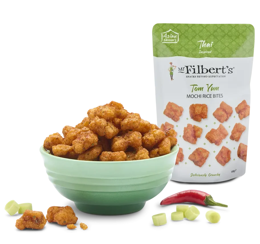 Mr Filbert's Tom Yum Mochi Rice Bites 150g