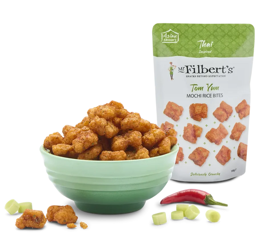 Mr Filbert's Tom Yum Mochi Rice Bites 150g