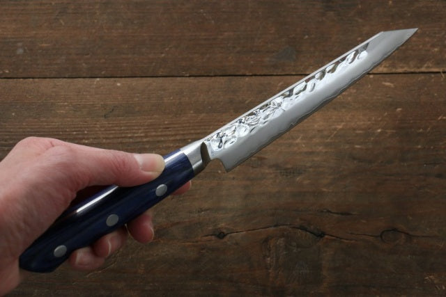 SEISUKE AUS10 HAMMERED KIRITSUKE PETTY-UTILITY JAPANESE KNIFE 145MM