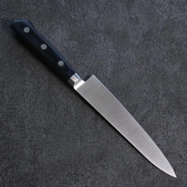 Seiten Molybdenum Petty-Utility Knife 150mm Navy blue Pakka wood Handle with Sheath