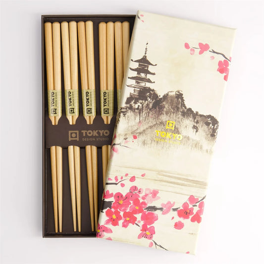 Cherry Pagoda Chopstick Gift Set